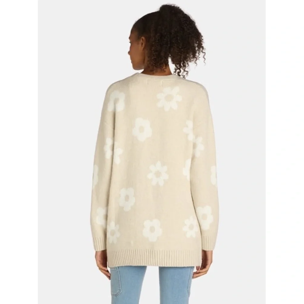 NWOT No Boundaries Conversational Cardigan, Women's Stone Tile XXL - Picture 3 of 5
